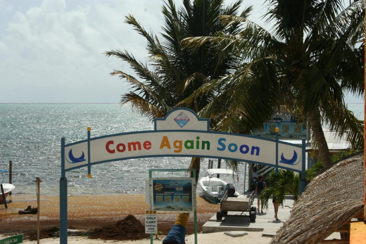 Seaside Cabanas Hotel Caye Corker Luaran gambar